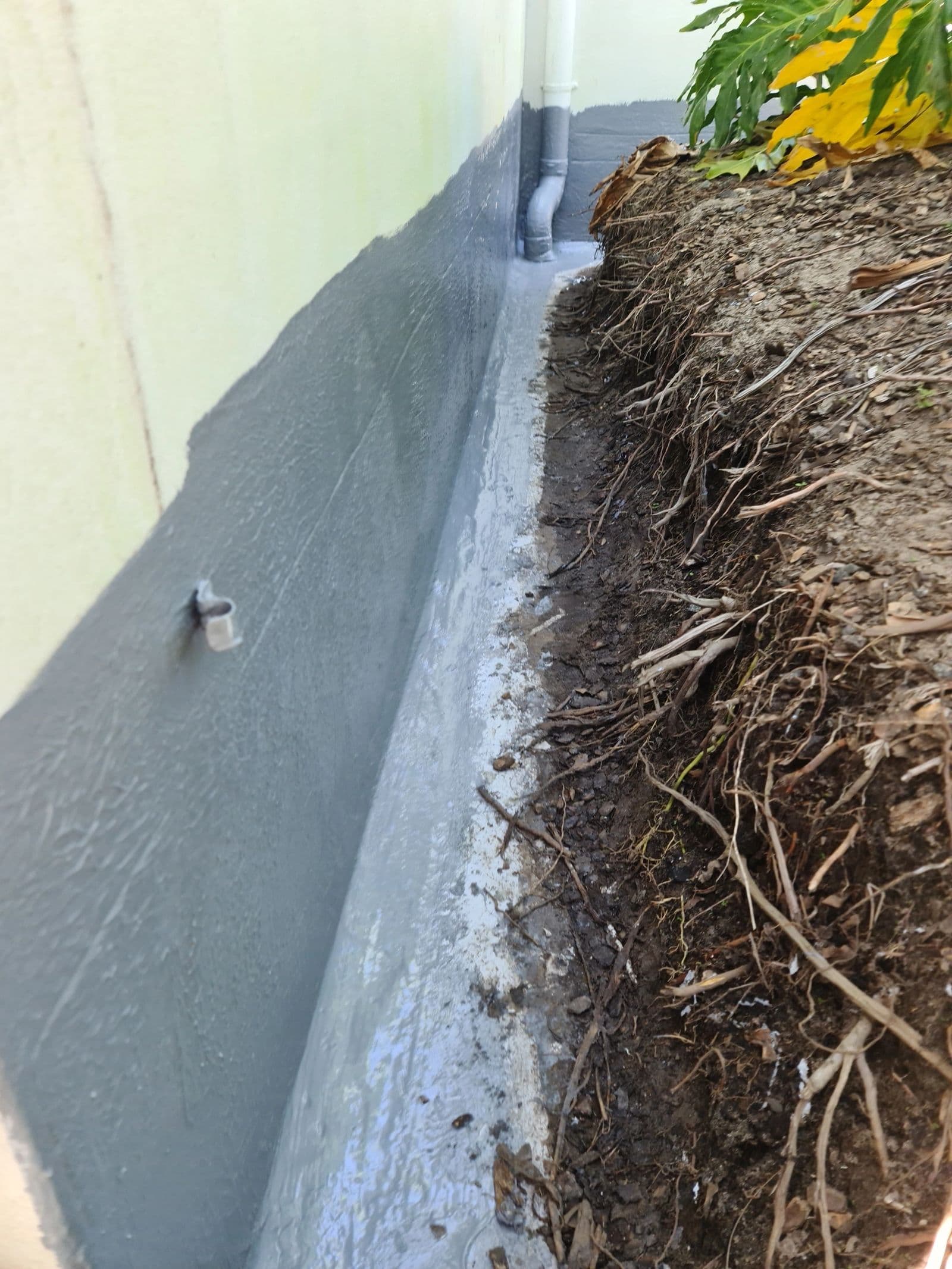 Foundation waterproofing detail